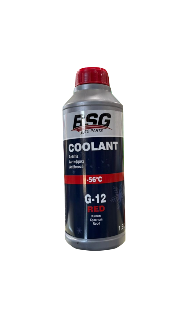 Bsg Kırmızı Organik Antifriz 1.5 Lt -56 G12 Kırmızı
