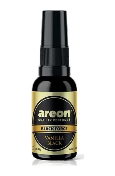 Areon Black Force 30 Ml Vanilla Black Oto Araç Spreyi