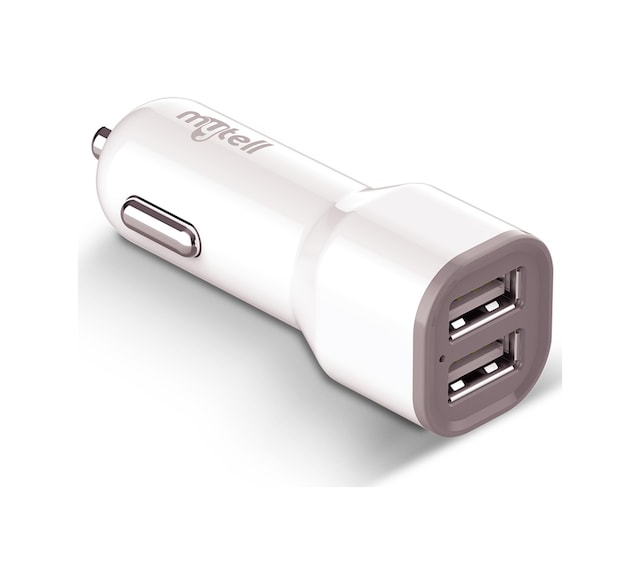 Mytell Tüm Arabalara Uyumlu - Universal Araç Çakmaklık Şarj Aleti - Çift Usb 2.1a My-a5 Standart