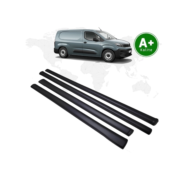 Opel Combo Panelvan Marşpiyel Kaplaması 4 Parça 2024 Model Ve Sonrası