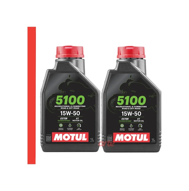 Motul 5100 15W-50 4T 1 lt 2'li Motosiklet Yağı
