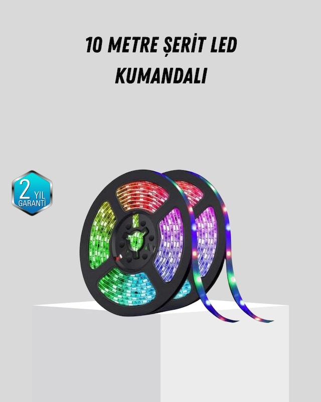 Smart Şerit Led Işık Uzaktan Kumandalı, Usb Girişli, Müzik Modl
