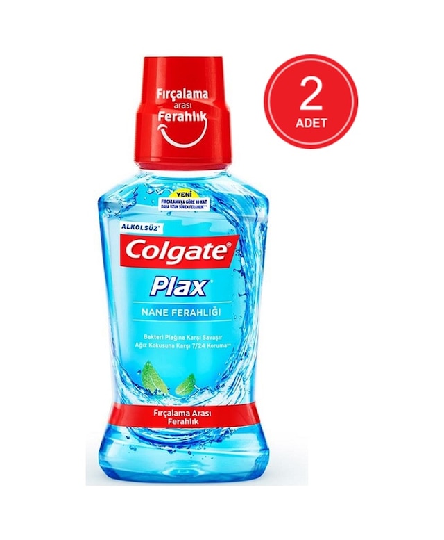 Colgate Plax Nane Ferahlığı Ağız Bakım Suyu 2 x 250 ML