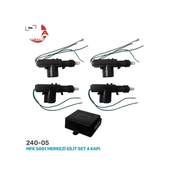 Mfk-5001 Merkezi Kilit Set 4 Kapı Ema