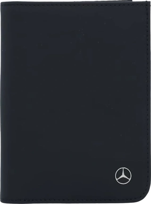 Mercedes-benz Logo Siyah Cüzdan - Rfıd Korumalı