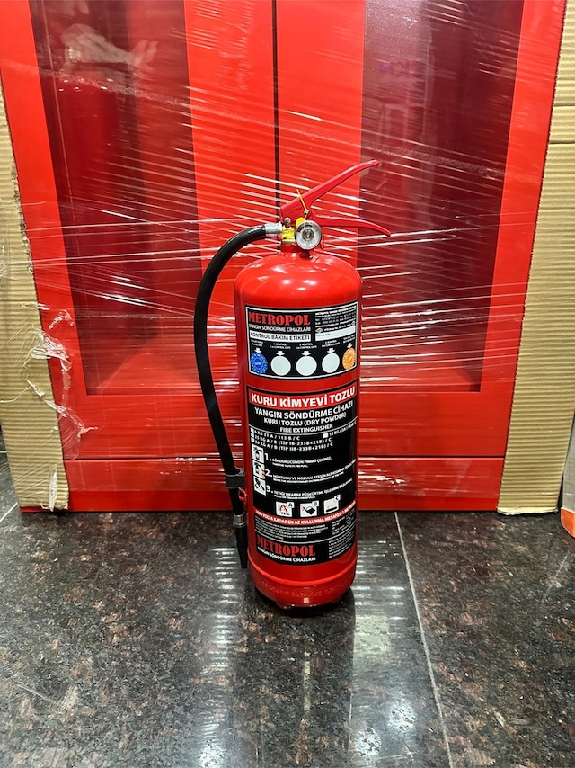 Kpr Yangın Söndürme Tüpü 6 Kg Kuru Kimyevi Tozlu