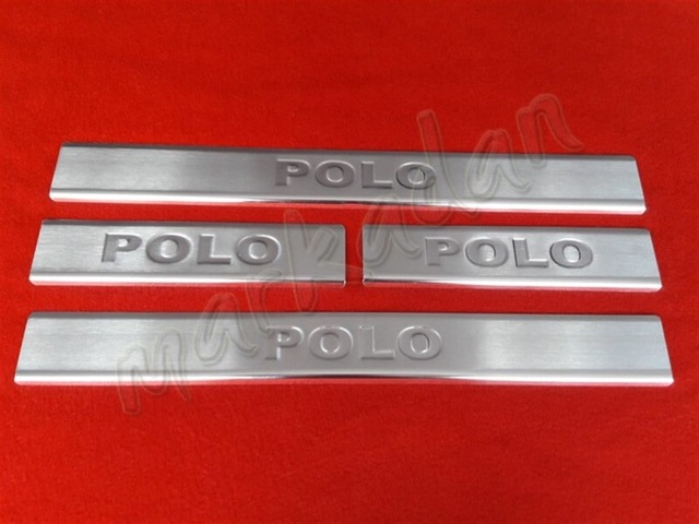 Markadan Vw Polo Krom Kapı Eşiği 2009-2017 4 Parça Paslanmaz Çeli N11.5174