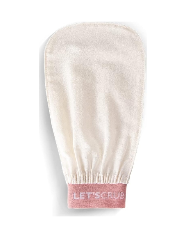Let'scrub Floş İpek Banyo ve Duş Kesesi Peeling Eldiveni