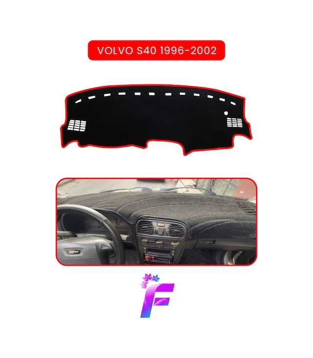 Volvo S40 1996-2002 Torpido Örtüsü Güneşten Korur Kolay Montaj Tam Uyum Tam Koruma C57 Torpido Halısı