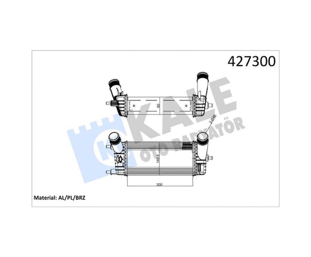 Turbo - 614 - Radyatörü Ford Fiesta-courier 18- - Dpmıx-hb - 1.0 Ecoboost