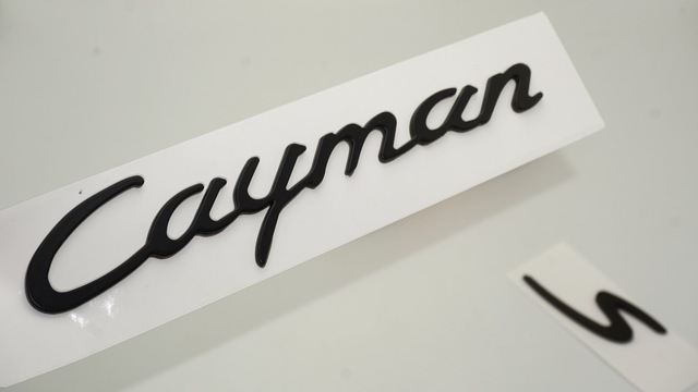 Porsche Cayman S Bagaj 3M 3D Abs Yazı Logo Amblem Seti (549183232)