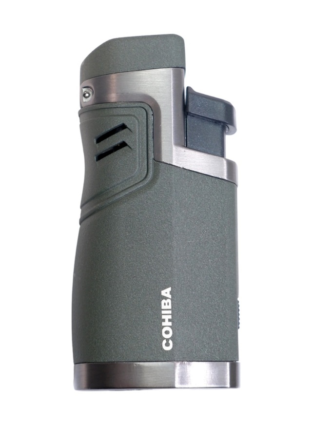 Cohiba 4 Torch Pürmüz Delicili Haki Metal Puro Çakmağı - Tr9492