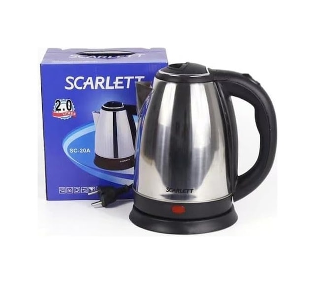 Paslanmaz Çelik 2 Litre 1800 Watt Su Isıtıcı Kettle