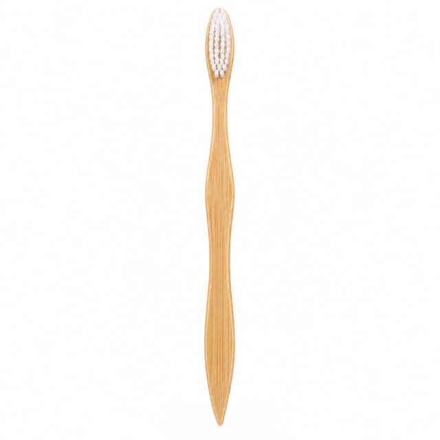 Ahşap - Bambu Naturel - Klasik Diş Fırçası Pilli