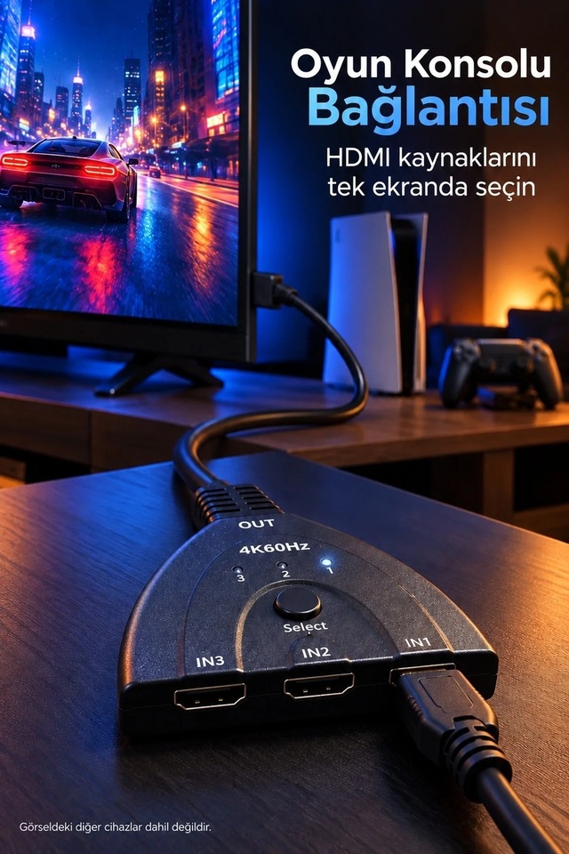 Ers Hdmı Switch Hdr Ve Yuv 4:4:4 Destekli Seçici