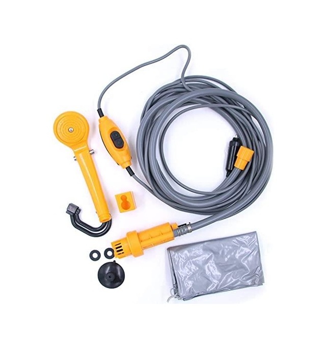 12 V Taşınabilir Seyahat Kamp Araç Oto Duş Seti N11.19