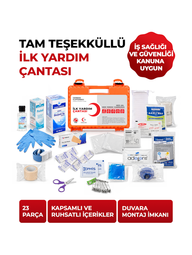 Ilk Yardım Çantası Araç Ev Ofis Ve Işyeri Için Acil Durum Seti