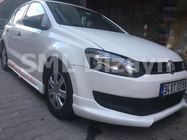 Volkswagen Polo Yan Marşpiyel 2010 - 2018 Yan-ek-takımı Plastik