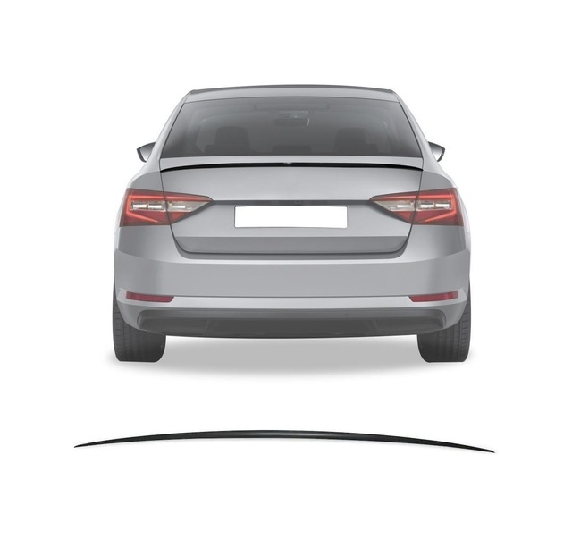 Skoda Super B 2015-2019 Spoiler Piano Black
