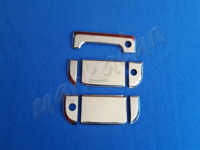 Vw T4 Caravelle Krom Kapı Kolu 1995-2003 3 Kapı 7 Parça Paslanmaz