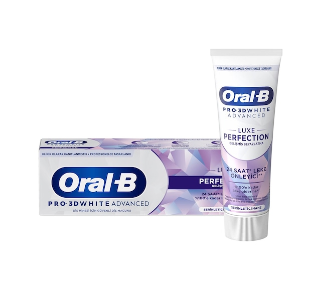 Oral-b 3d White Advanced Luxe Perfection Diş Macunu 75 Ml 8'li Avantaj Paketi Mıchu