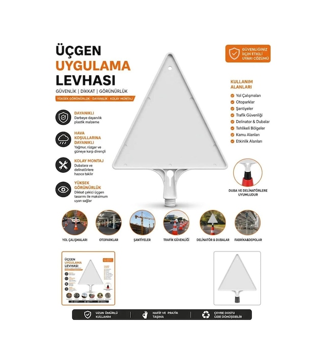 Üçgen Uyarı Levhası Boş