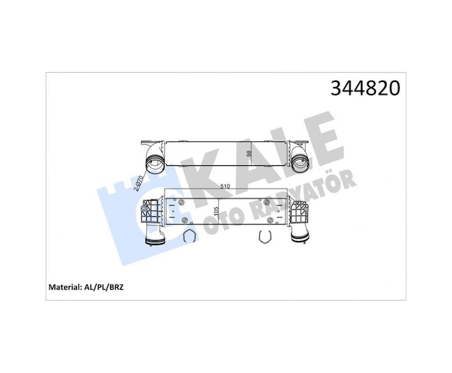 Turbo - 818 - Radyatoru Bmw N47n E90 E92 - Dpmıx-hb - E93 E84