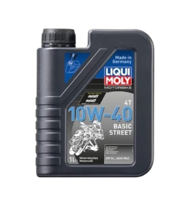 Liqui Moly 10W40 Basic Street / (10W40) 4T Mineral Cadde Motosiklet Yağı 1 Lt