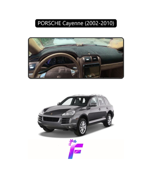 Porsche Cayenne 2002-2010 Torpido Örtüsü Yansıma Önleyici Tam Koruma Hızlı Montaj J30 Torpido Halısı