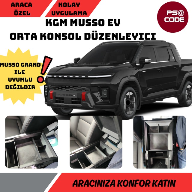 Ssangyong Kgm Musso Ev Orta Konsol Düzenleyici-organizer