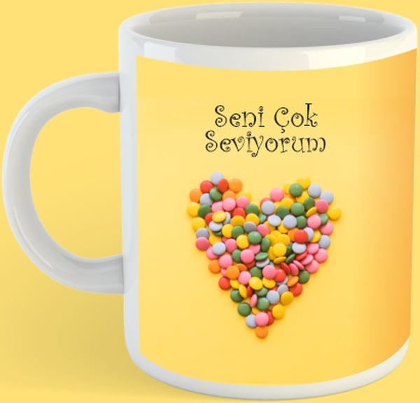 Sevgililer Günü Kupa Bardak-2