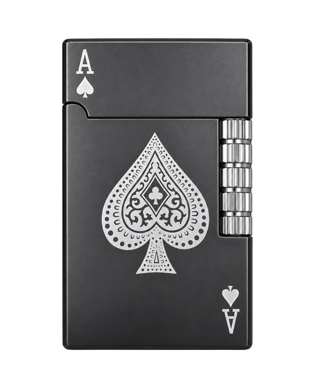 Hunter Soft Flame Siyah Ace Design Metal Çakmak Ack041