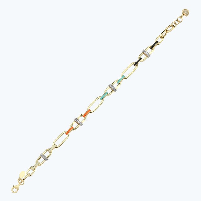 Altınbaş Altın Zincir Bileklik Blls0152-24839 Çok Renkli