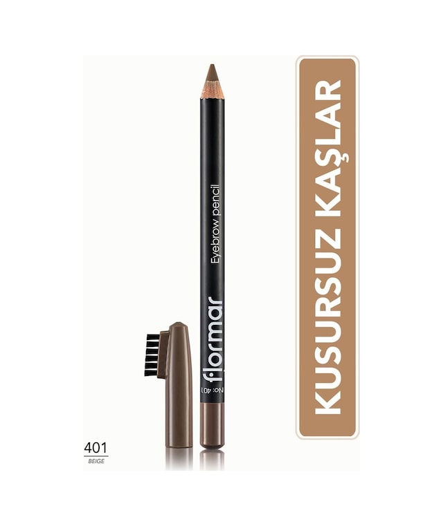 Flormar Eyebrow Pencil Yumuşak Dokulu Kaş Kalemi 401 Beige