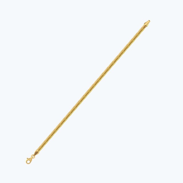 Altınbaş 22 Ayar Altın Balık Sırtı Zincir Bileklik Bzcbl0004-25937-2-330mm Çok Renkli