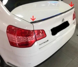 Citroen C5 Bagaj Üstü Spoiler Piano Black N11.3607