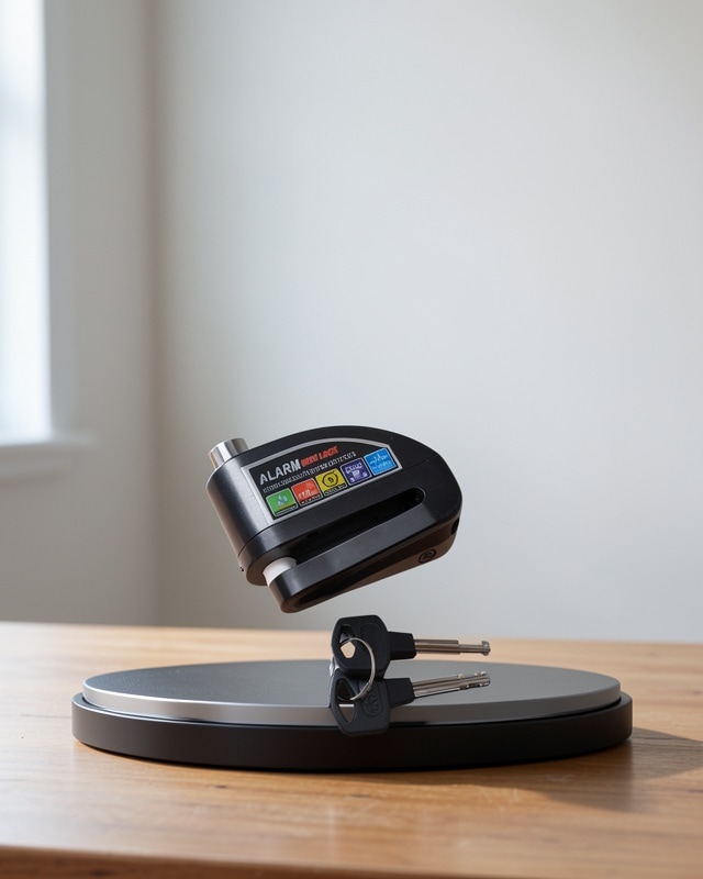 Disk Kilidi Çift Modlu 110db Alarmlı Suya Dayanıklı