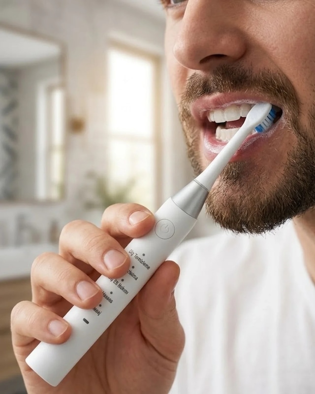 Ers Sonic Diş Fırçası Derin Temizlik 21000 Titreşim Ve 5 Farklı Mod