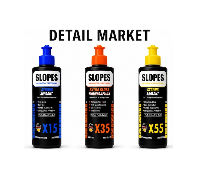Slopes X15 İnce Pasta X35 Hare Ve X55 Boya Koruma Seti 250 Ml