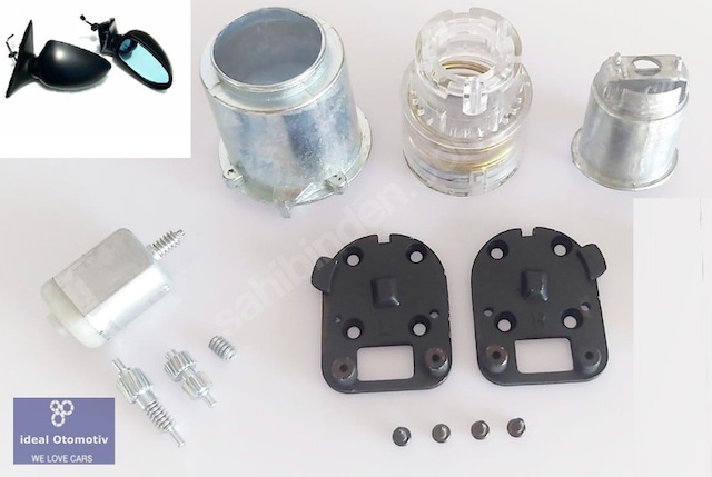 Bmw 3 E46 + 5 E39 Yuvarlak Tip Katlanır Ayna Tamir Takımı