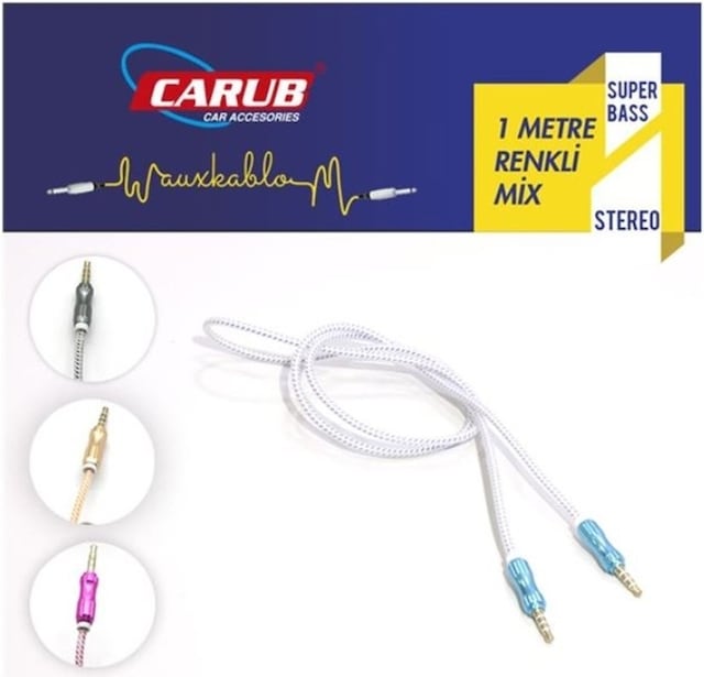 Carub Aux Giriş Kablosu 1 Metre
