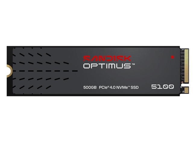 SanDisk Sandısk Optimus 5100 Pcıe 4.0 X4 500GB NVMe M.2 2280 PCIe 4.0 Okuma 6600 MB/s Yazma 5600 MB/s