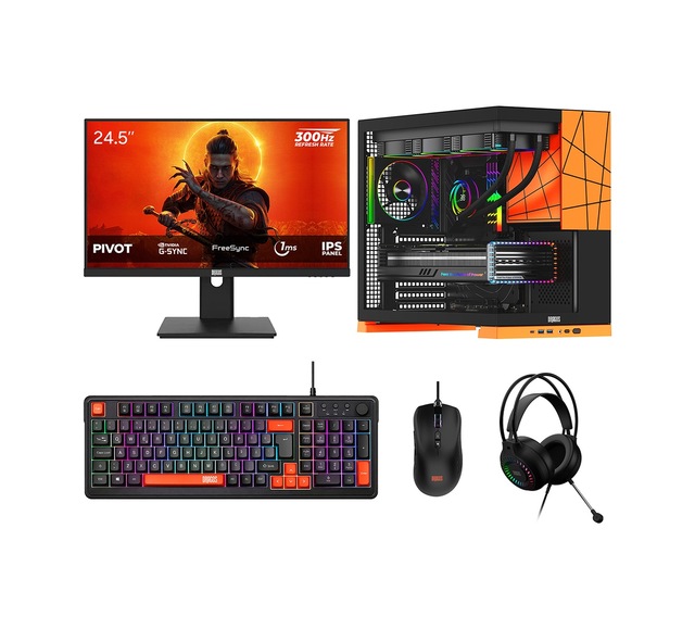 Dragos DRX8409 R5-5600 16 GB 512 GB NVMe 16 GB RTX5060Ti 24.5" Free Dos Masaüstü Oyuncu Bilgisayarı