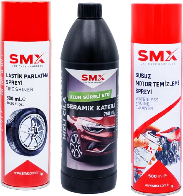 Susuz Motor Temizleme Spreyi / Lastik Parlatıcı / Seramik Cila / Hızlı Cila / Pratik Cila