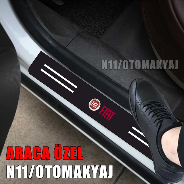 Fiat Doblo Kapı İç Koruma Ayaklık Sticker Markalı