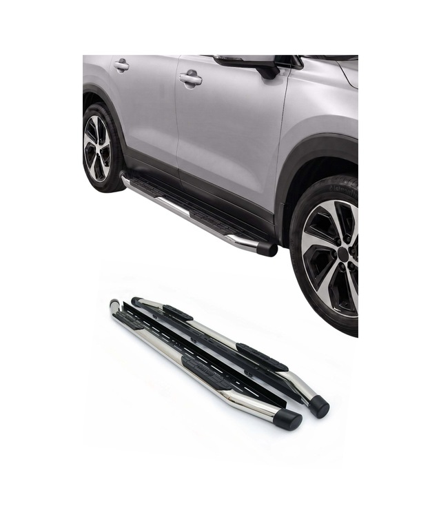 Ssangyong Kgm Musso 2026 Uyumlu Araca Özel Amazon Yan Basamak 76mm Krom