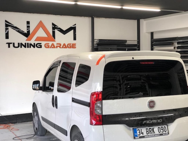 Fiat Fiorino Spoiler Beyaz Boyalı Spoyler Rüzgarlık