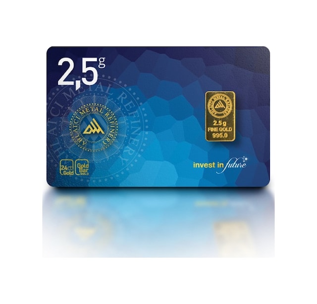 Ahlatcı Kuyumculuk 24 Ayar Külçe Altın 2.5 G