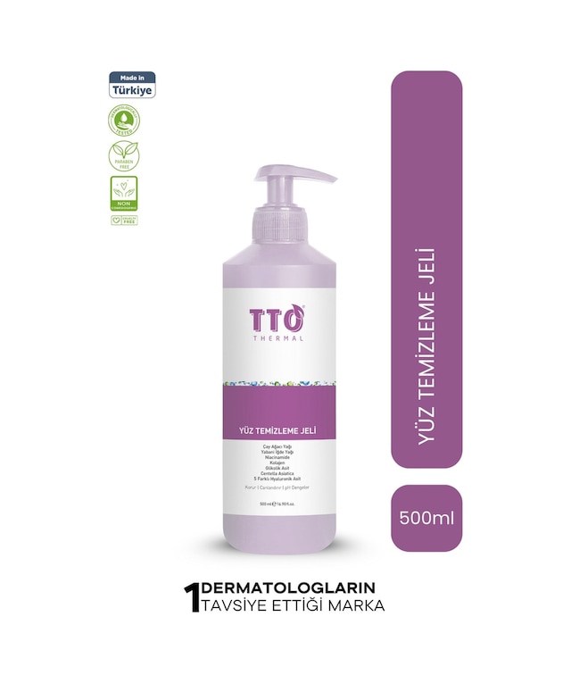 Tto Yüz Temizleme Jeli 500 ML