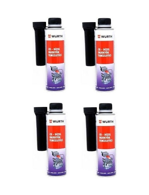 Würth Dizel Enjektör Temizleyicisi 300 Ml - 4 Adet